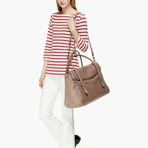 NWT Kate Spade Travel Size Leslie NY Brighton Park Pebble R$695 Lakesedge Blue
